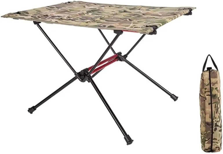 camping table Camping Table Folding Table Aluminum Patio Furniture Waterpoof Fishing Beach Grill Cooking Station Desk Outdoor Picnic Cooking Foldable and lightweight camping table