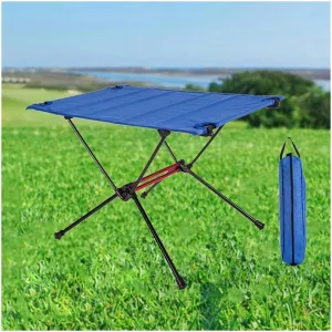 Camping Table Camping Table Folding Table Aluminum Patio Furniture Waterpoof Fishing Beach Grill Cooking Station Desk Outdoor Picnic Cooking Foldable and Lightweight Camping Table