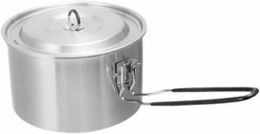 Camping Pot Cooking Pot Easy to Clean Practical Lightweight Cookware Stockpot for Barbecue Explorers Travel Beach Picnics