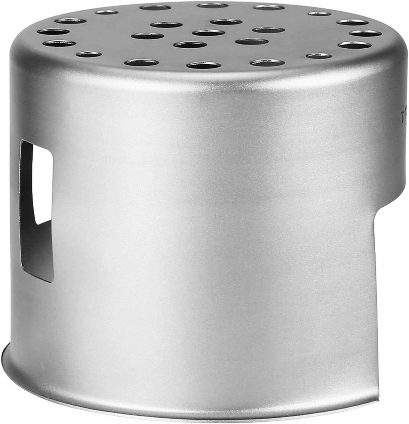 Camping Stove Wood Camping Stove Ultra-Lightweight Titanium Backpacking Stove (Color : Silver, Size : 80 * 91mm) (Silver 80 * 91mm)