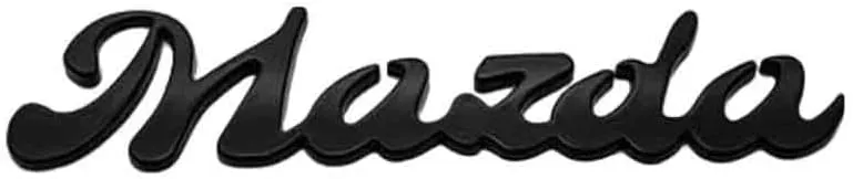Car Emblem for Mazda Biante 2008-2018, Car Grille Emblem Badge, Front Radiator Grille Emblem, Automotive Hood/Rear Trunk Ornament, Waterproof & Durable Car Accessories,Black
