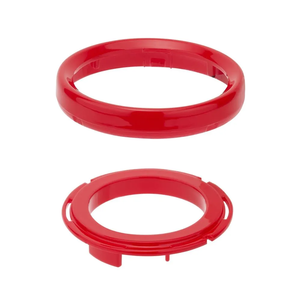 Car Engine Start Stop Ignition Key Ring Frame Replacement for BMW 1 3 5 Z4 X1 X3 Series E87 E81 E90 E92 E93 E89 E60 E84 E83(B Model,Red)