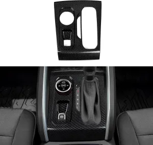 Car Gear Shift Control Panel Sticker ABS Carbon Fiber Decal Interior Trim Cover for Chevrolet Colorado/GMC Canyon 2023 2024 2025 Accessories
