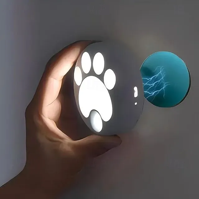 Cat LED Night Light USB Rechargeable with Motion Sensor, Dimmable Desk Lamp for Bedroom, Bedside, Kitchen, Closet and Stairs 1pc