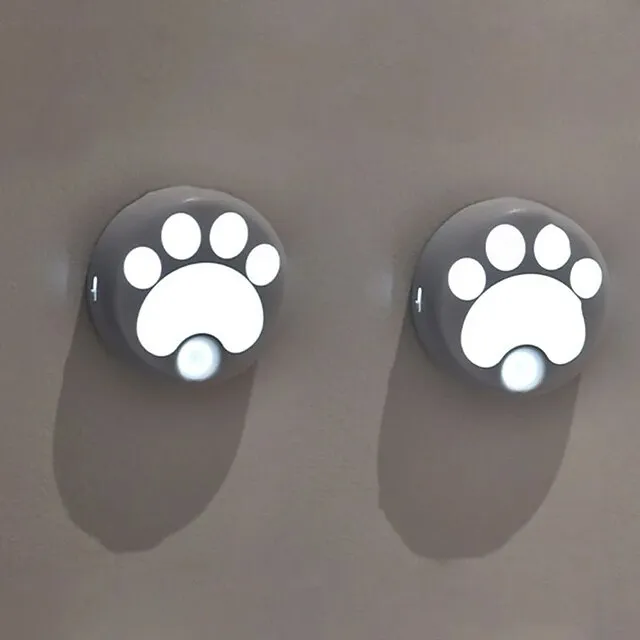 Cat LED Night Light USB Rechargeable with Motion Sensor, Dimmable Desk Lamp for Bedroom, Bedside, Kitchen, Closet and Stairs 1pc