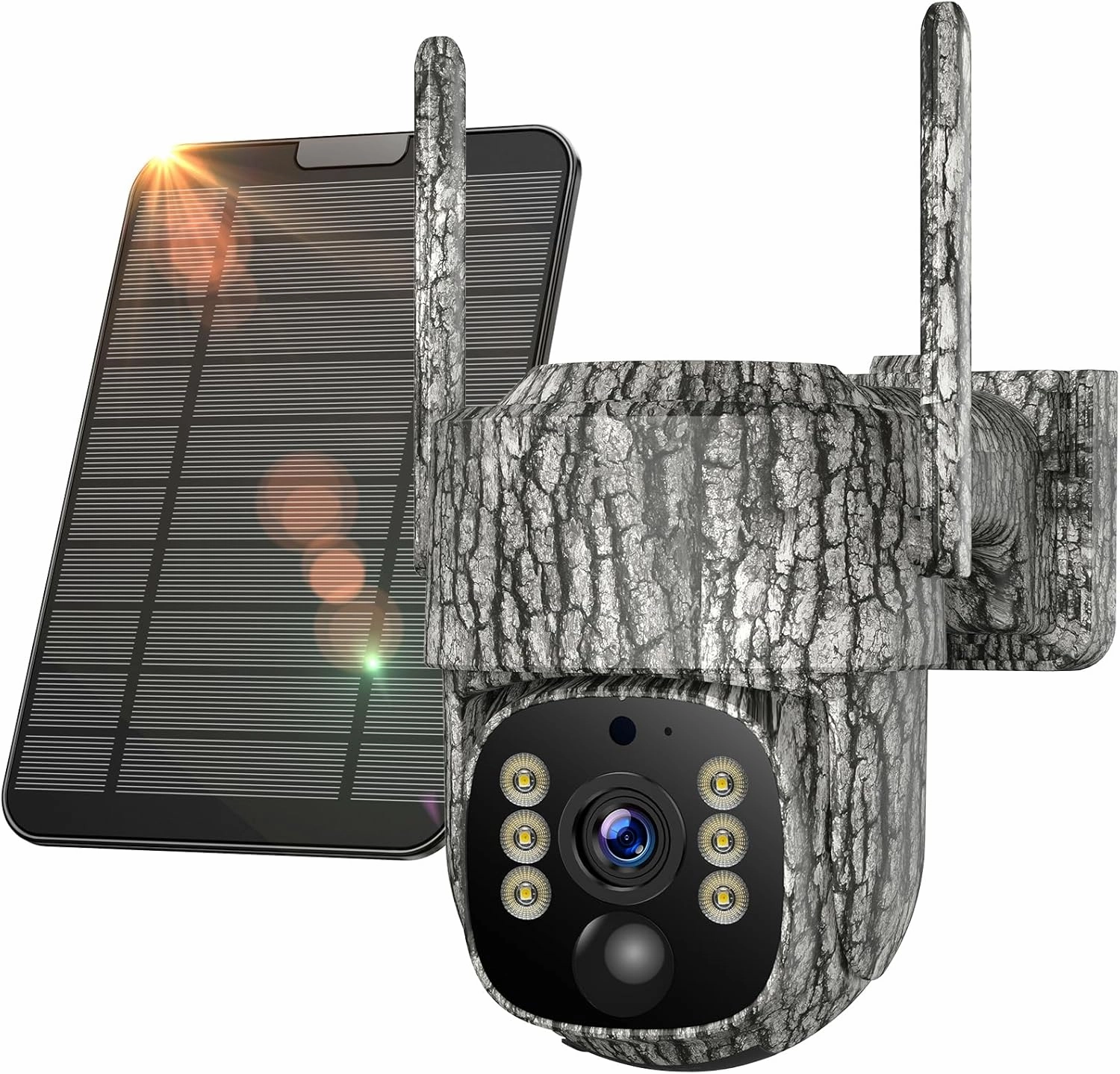 Cellular Trail Camera- 4G LTE with Unlimited Data, 360° View FHD Live Streaming Solar Panel Night Vision Motion Detection Two-Way Audio Game Camera for Hunting & Outdoor Security