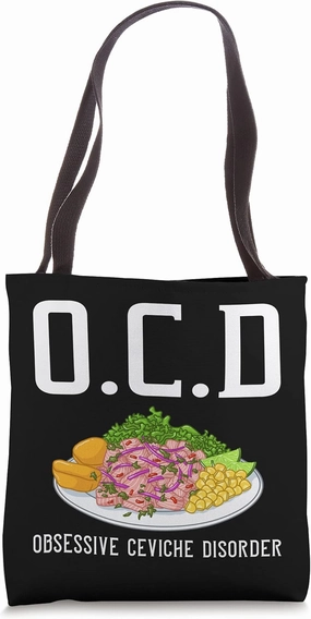 Ceviche Peruano Gift Peruvian Ecuadorian Tote Bag