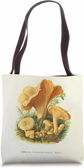 Chanterelle Mushroom Edible Mushrooms Mycology Fungi Gift Tote Bag