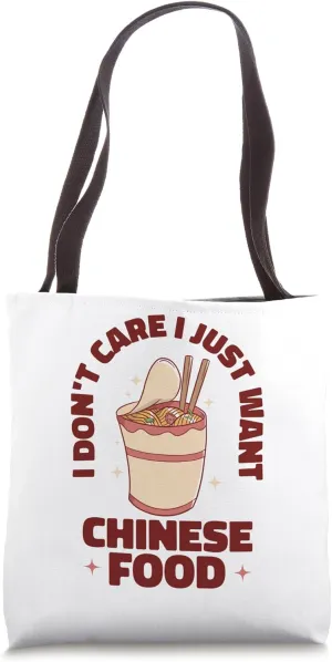 Chinese Food Asian Cooking Foodie Food Statement Tote Bag