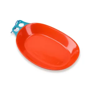 CHUMS Camper Curry Plate - Paprika Red/Blue Gray