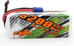 CNHL 22.2V 6200mAh 6S Lipo Battery 90C Soft case with EC5 Plug for RC Airplane RC Quadcopter Helicopter Battery RC Car Truck Boat