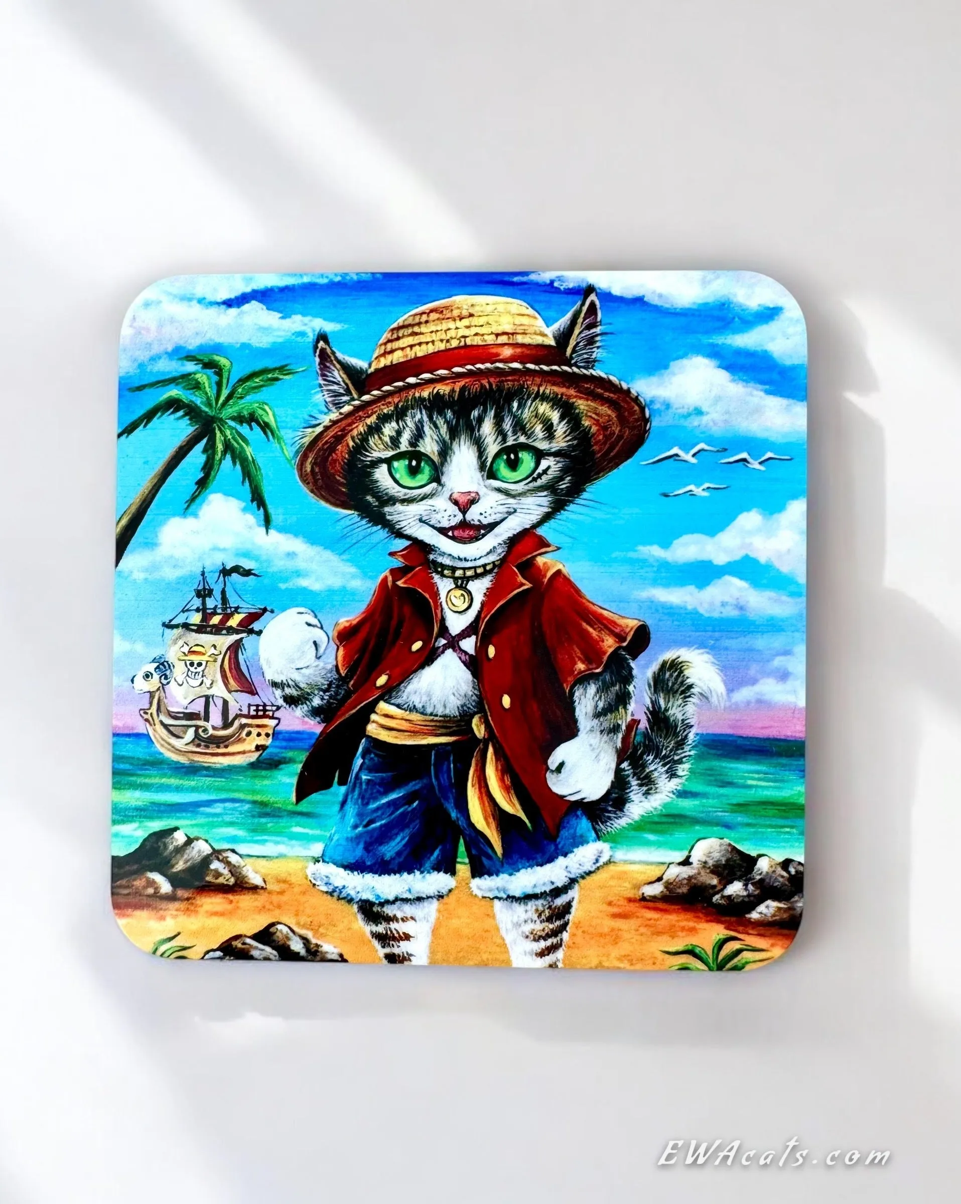 Coaster "Monkey D. Fluffy"