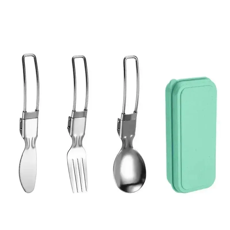 Compact 3-Piece Stainless Steel Cutlery Set