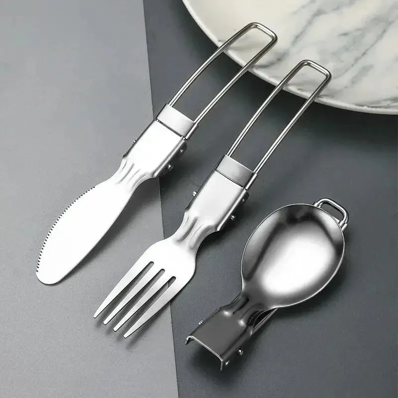 Compact 3-Piece Stainless Steel Cutlery Set