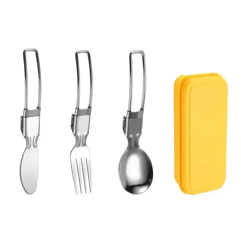 Compact 3-Piece Stainless Steel Cutlery Set