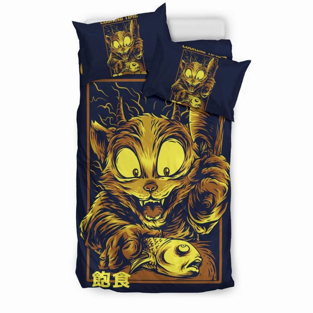 Cooking Time Chef Art Cartoon Bedding Set