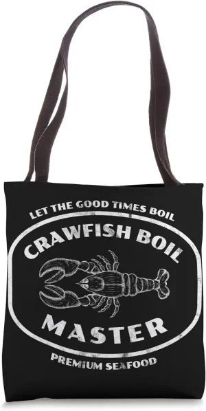 Crawfish Boil Master Cajun Seafood Festival Retro Cooking Tote Bag
