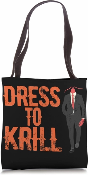 Crawfish Boil Dress To Krill Funny Seafood Festival Cooking Tote Bag