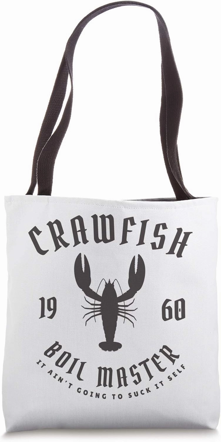 Crawfish Boil Master Cajun Seafood Festival Retro Cooking Tote Bag