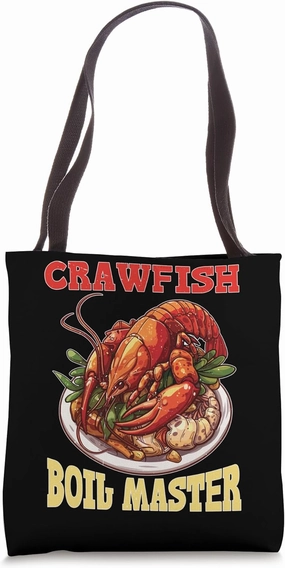 Crawfish Boil Master Seafood Cajun Cooking Tote Bag