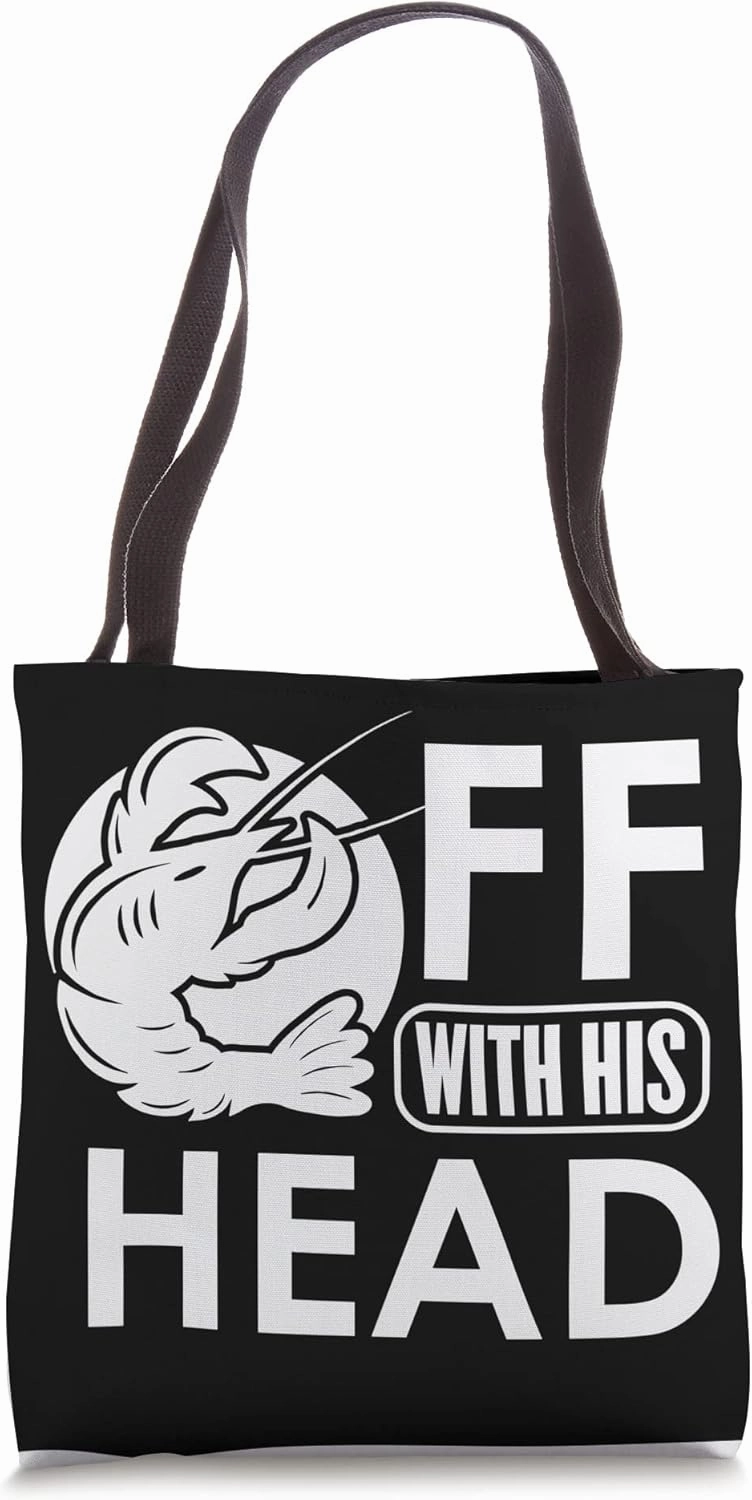Crawfish Off With Head Cajun Shellfish Retro Cooking Festiva Tote Bag