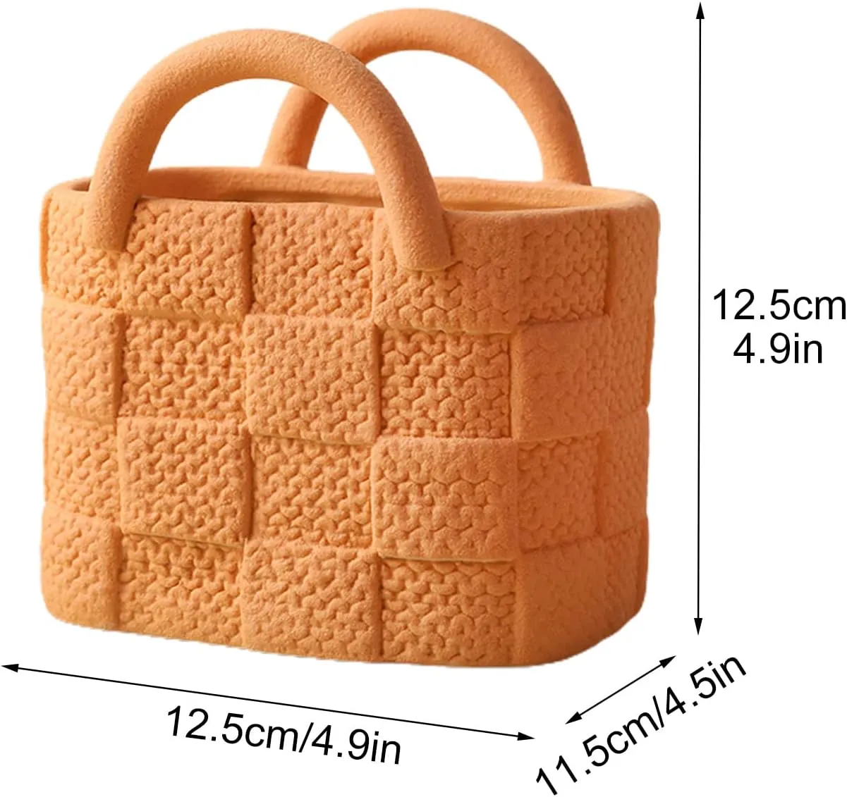 Creative Ceramic Handbag Vase,Stylish Tote Bag Flower Pot Modern Morandi Floral Vase for Centerpieces,Flower Arrangement Decoration Shooting Props Decoration Flower Bottle