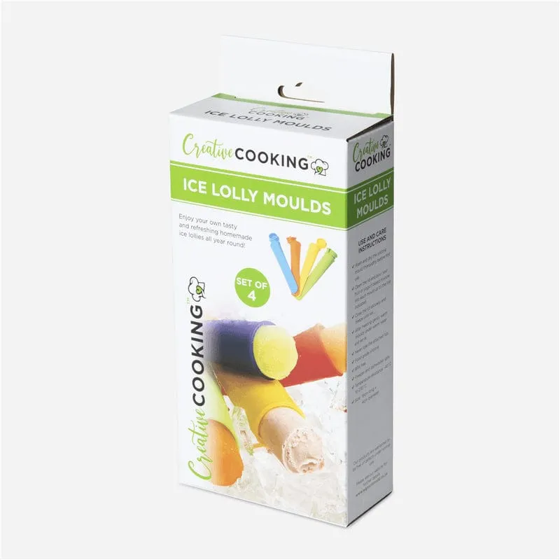 Creative Cooking Ice Lolly Moulds Set of 4 CC-162