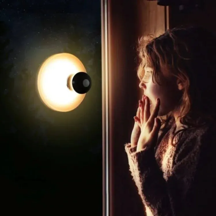 Creative Rechargeable Induction Sucker Night Light - Adjustable Infrared Sensor LED Night Light Light Bulb