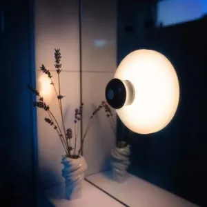 Creative Rechargeable Induction Sucker Night Light - Adjustable Infrared Sensor LED Night Light Light Bulb