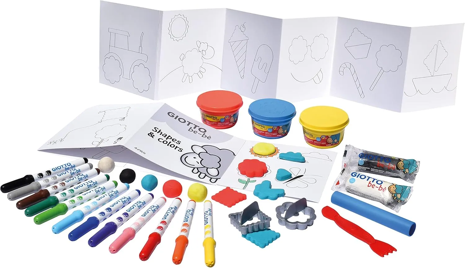 Creative Set, Coloring & Modelling, 22 Pieces