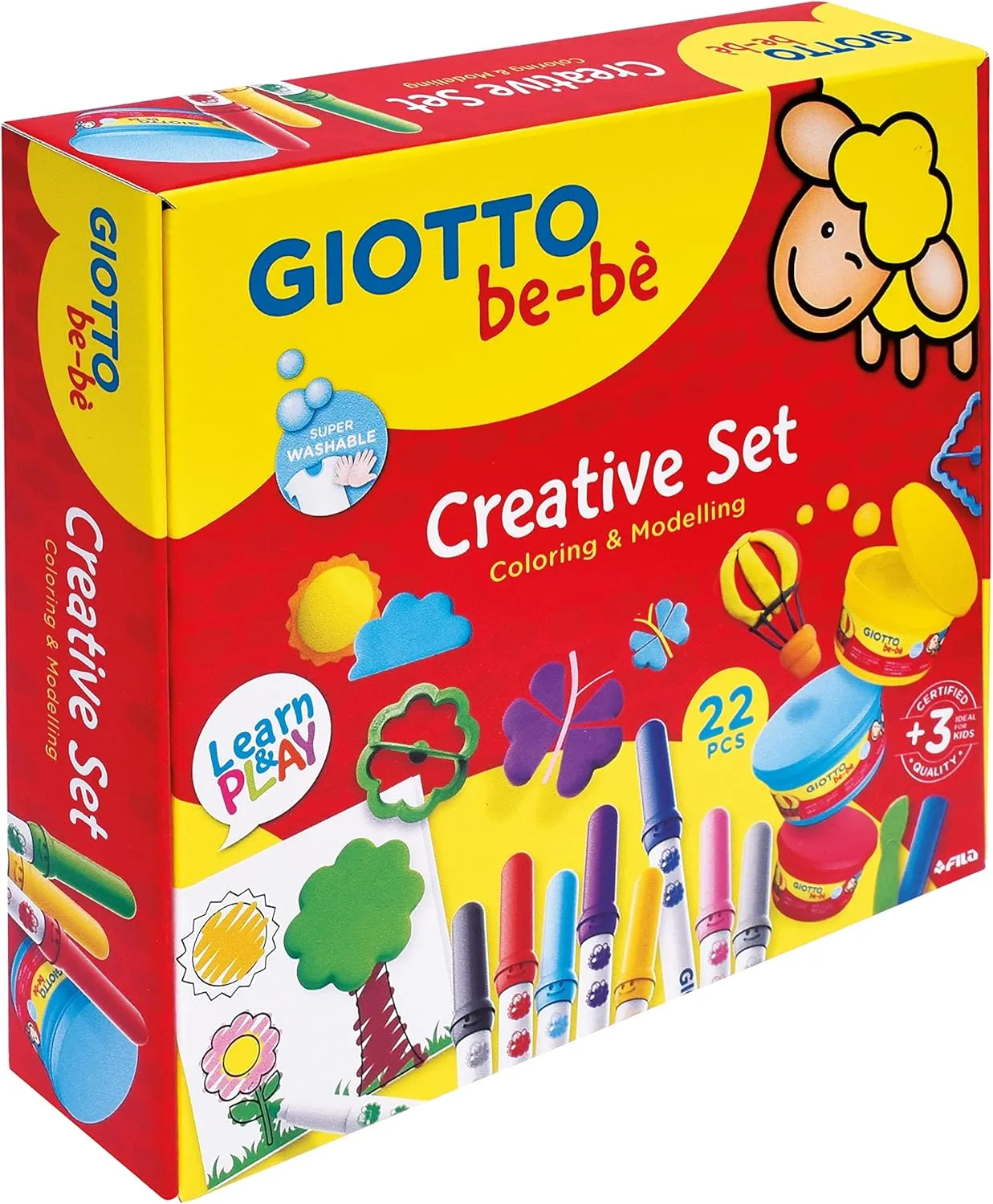 Creative Set, Coloring & Modelling, 22 Pieces