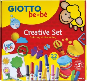 Creative Set, Coloring & Modelling, 22 Pieces