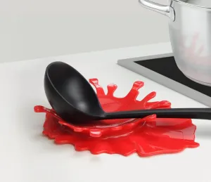 Creative Style Splattering Blood Kitchen Spoon Holder Tomato Sauce Spoon Rest