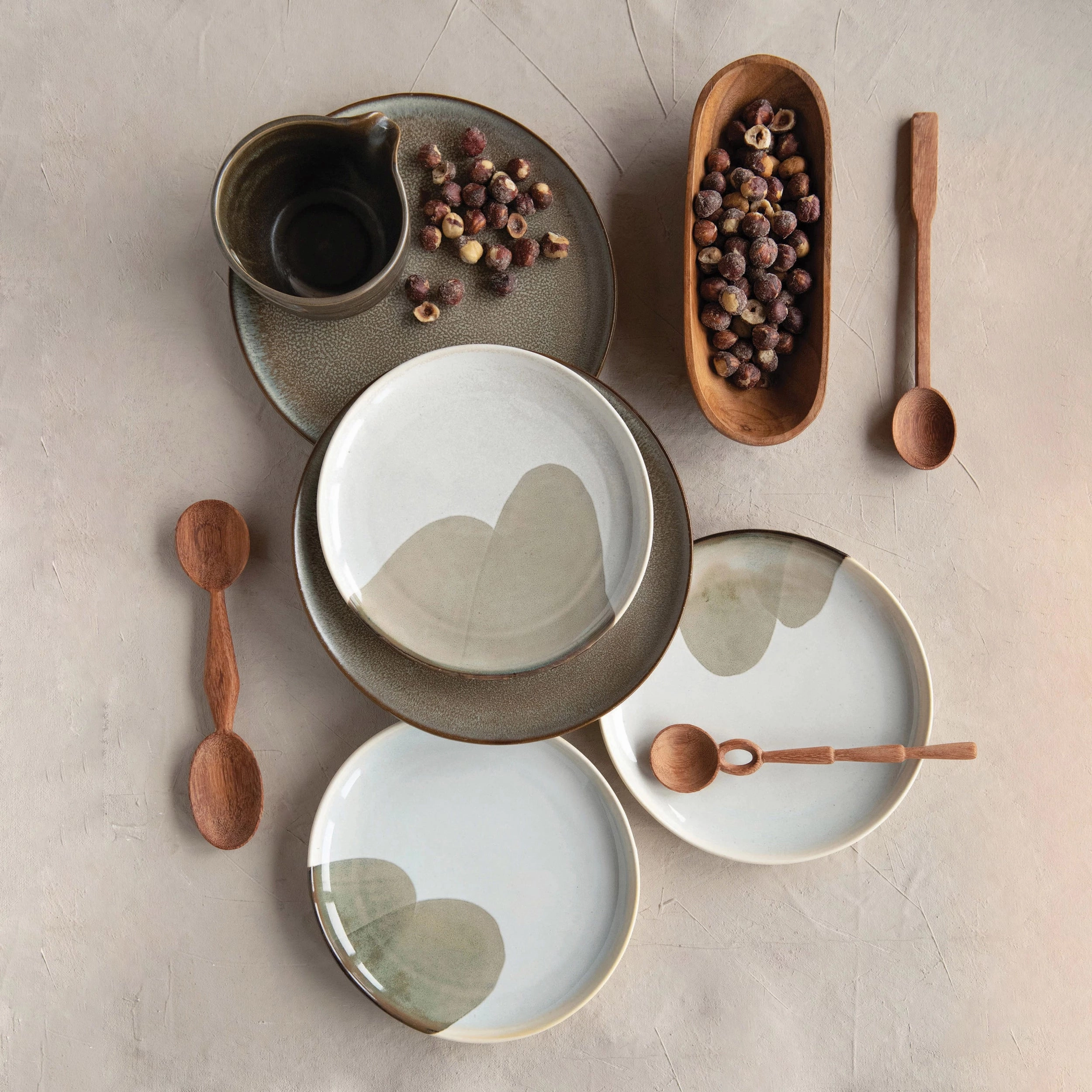 Creative Co-op - Hand-Carved Doussie Wood Spoon, Narrow