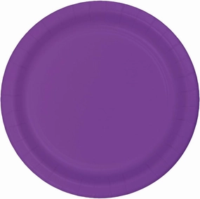 Creative Converting 20 Count Plastic Banquet Plate, 10.25-Inch, Amethyst