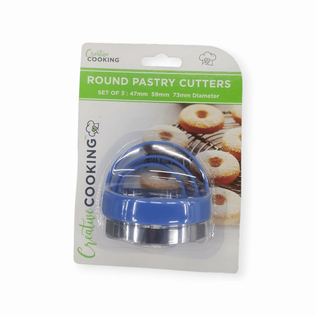 Creative Cooking Cookie Cutter 3pc Pastry CC-138