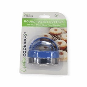 Creative Cooking Cookie Cutter 3pc Pastry CC-138