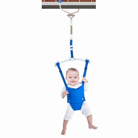 Creative Door Jumper Set - Adjustable Toddler Baby Bouncer Baby Toys Baby Walker Swing (Blue)