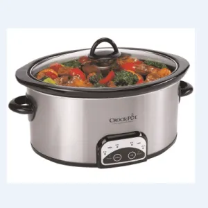 Crock-Pot® Smart-Pot™ - 4Qt. (3.8L) Oval Programmable Slow Cooker | Stainless Steel
