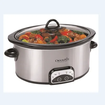 Crock-Pot® Smart-Pot™ - 4Qt. (3.8L) Oval Programmable Slow Cooker | Stainless Steel