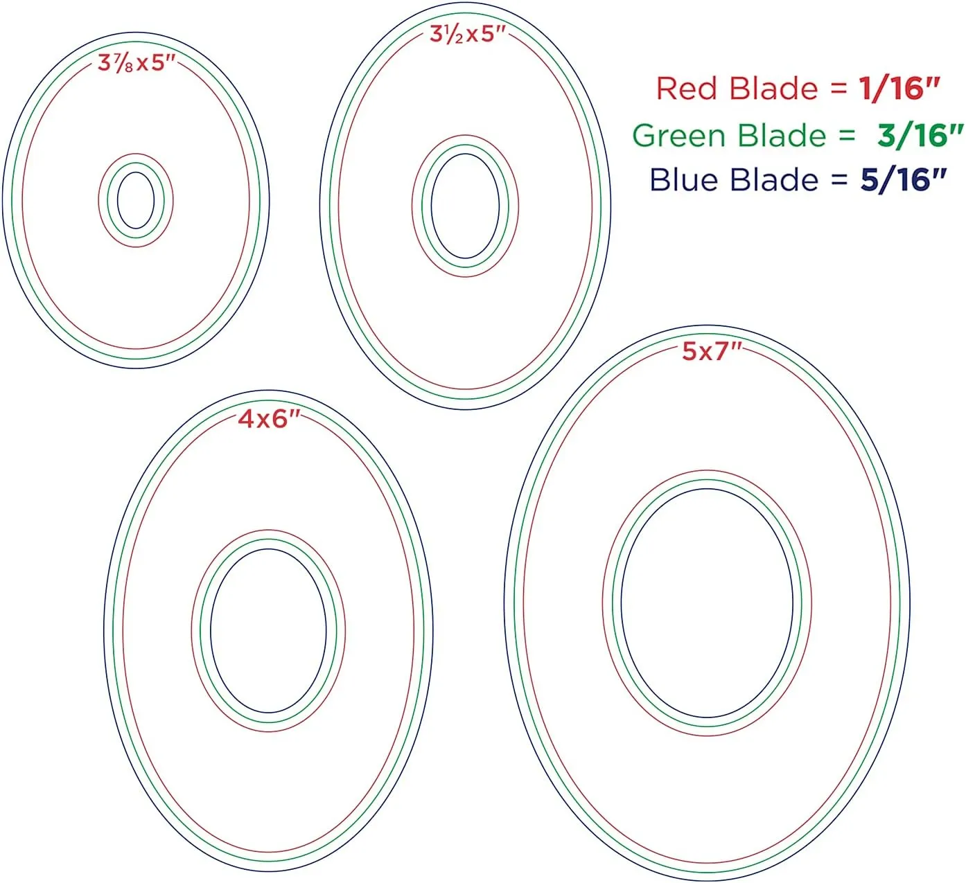 Custom Cutting System Patterns by Creative Memories (Oval (Set of 4))