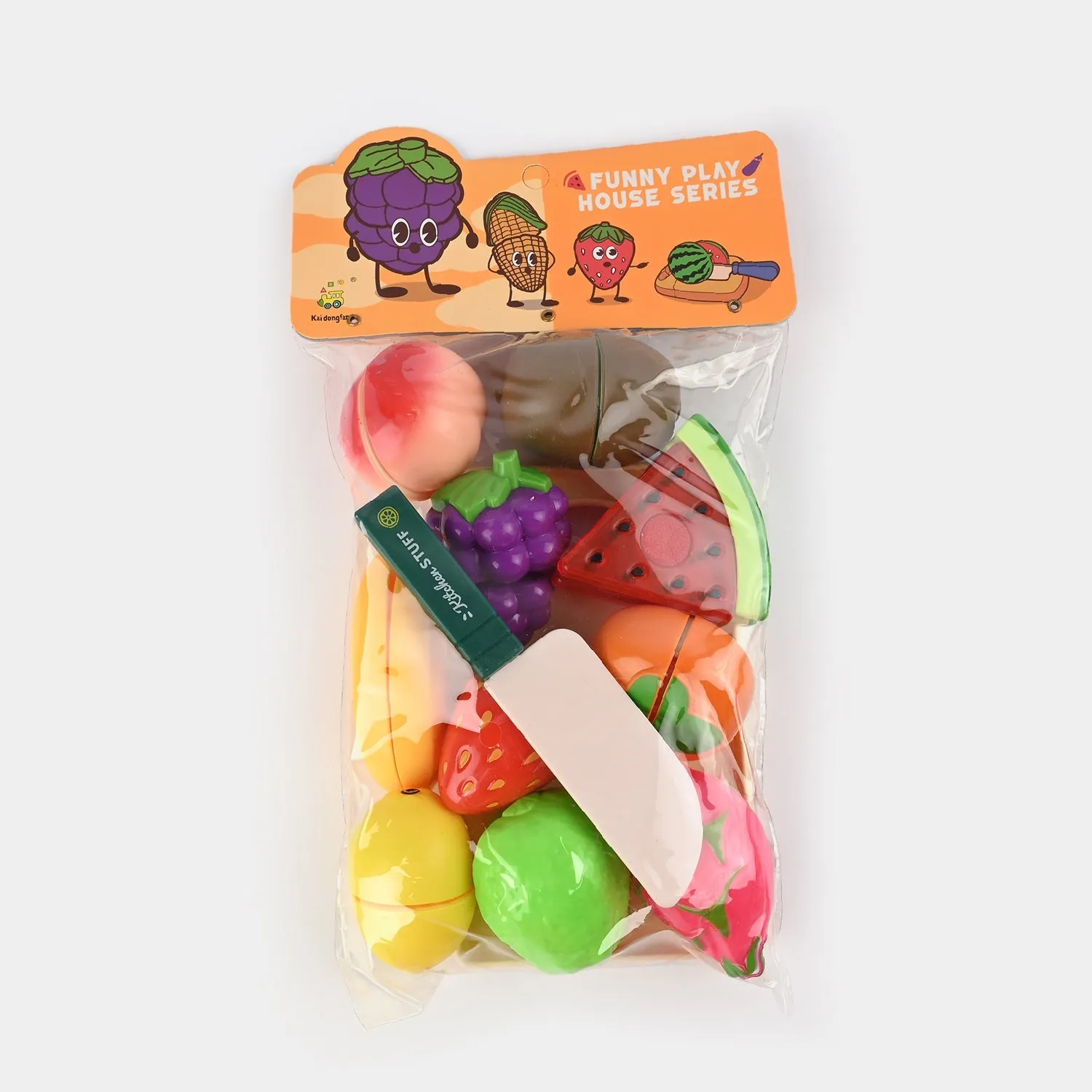 Cutting Vegetables & Fruits Toy Play Set For Kids