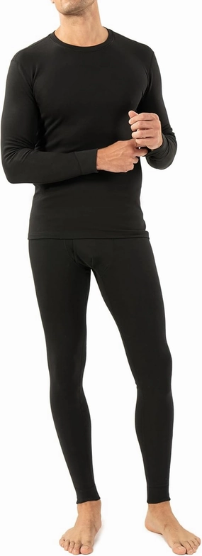 DAVID ARCHY Men’s Lightweight Thermal Underwear - Breathable Comfort for Cool Weather, Ideal for Active Use