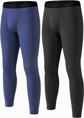 DAVID ARCHY Men's Thermal Underwear Set Winter Warm Base Layers Thermal Top and Bottoms Long Johns Set