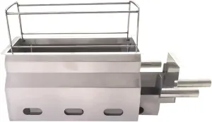 Detachable Charcoal Grill, Portable Stainless Steel Outdoor Grill with Handle, Vent, Lightweight Outdoor Grill, Camping Grill, Easy to Transport