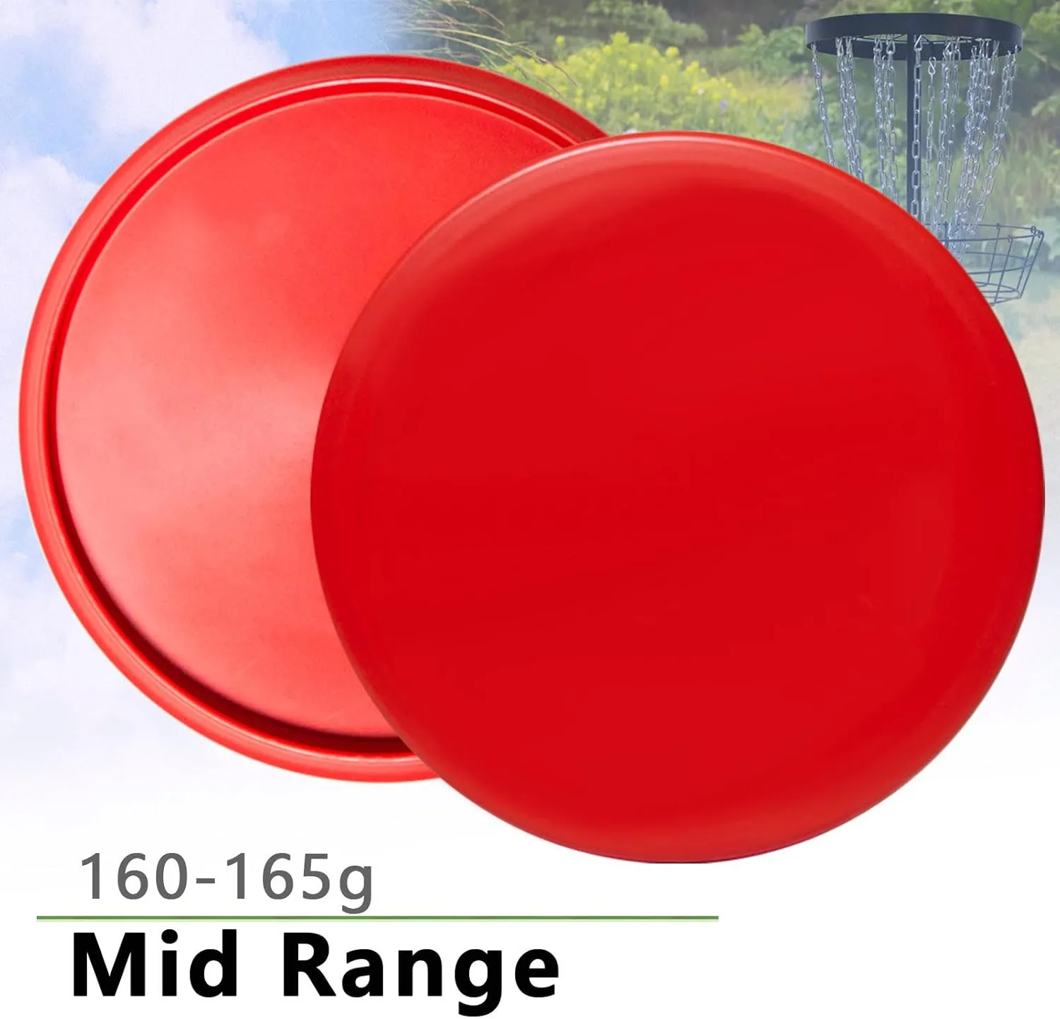 Disc Golf Mid Range | Flying Golf Discs Set of 6 for Beginners – DIY Your Discs