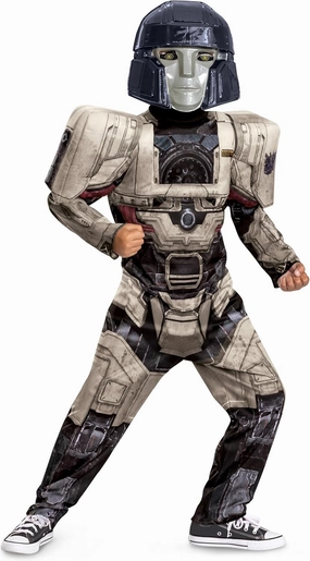 Disguise Boys Megatron Transformers One Costume, Official Transformers Animated Movie Muscle Costume for Kids