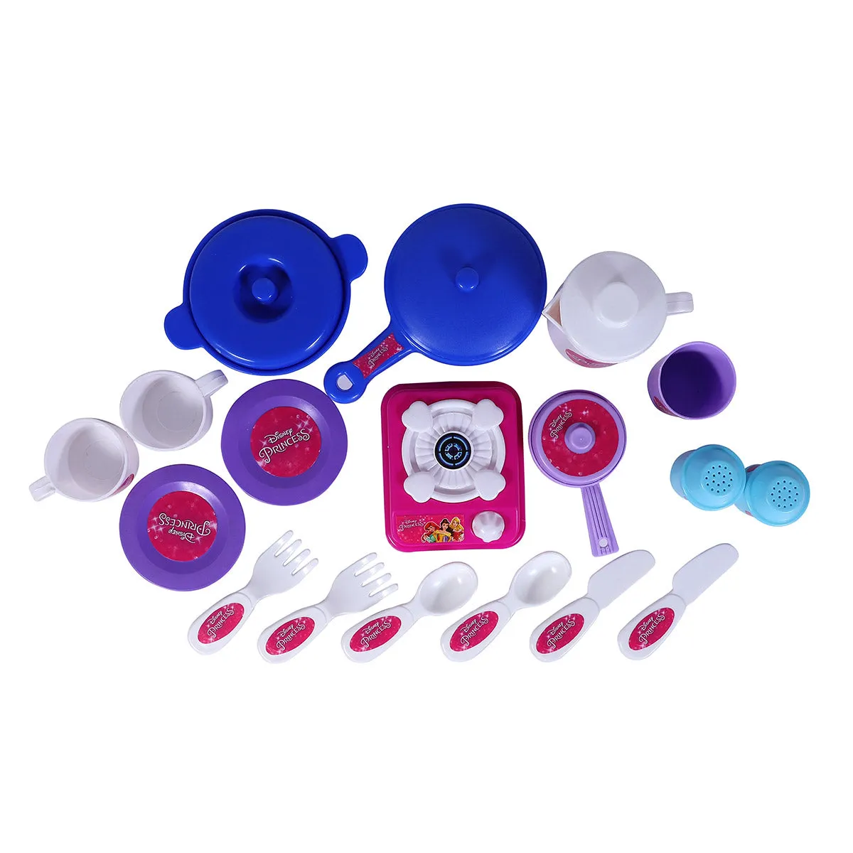 Disney Princess Kitchen Set | Kids Kitchen Set | Role Play Set | Pretend Play Kitchen Accessories Set | Cooking set | Miniature Household Set | For Kids age 3  years