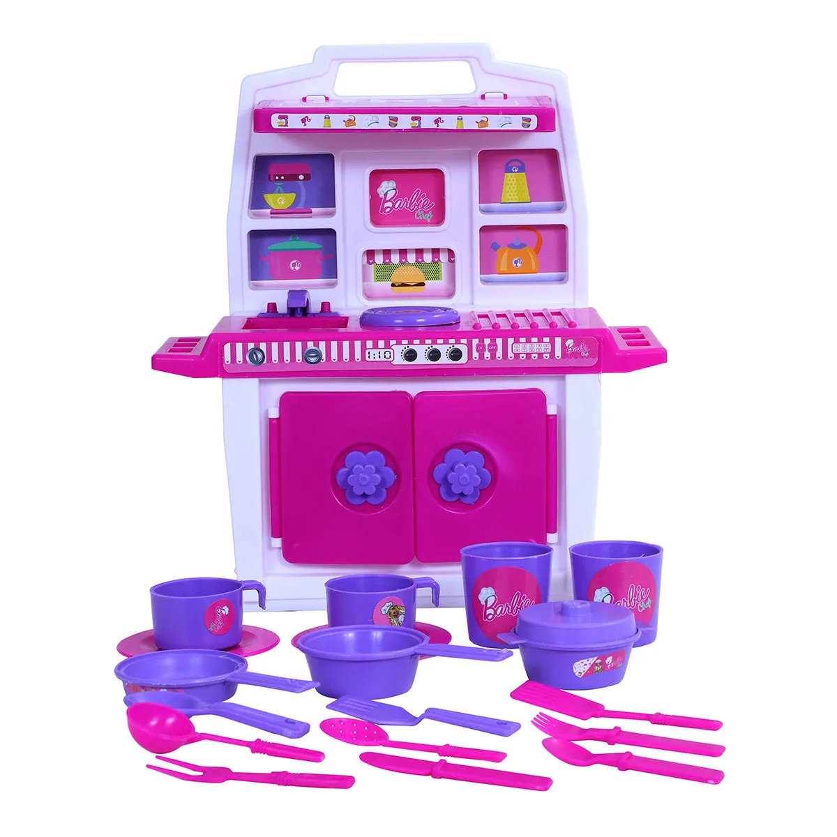 Disney Princess My Little Kitchen | Kids Kitchen Set | Role Play Set | Pretend Play Kitchen Accessories Set | Cooking set | Miniature Household Set | For Kids age 3  years