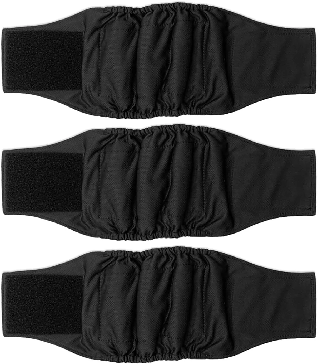 Dog Physiological Pants Can Be Changed and Washed with Diapers. Dog Anti Harassment and Polite Wearing of Physiological Belts and Pet 3PC Dog Expensive Things (Black, One Size)